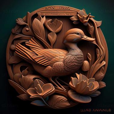 3D модель Дональд у грі Maui Mallard (STL)